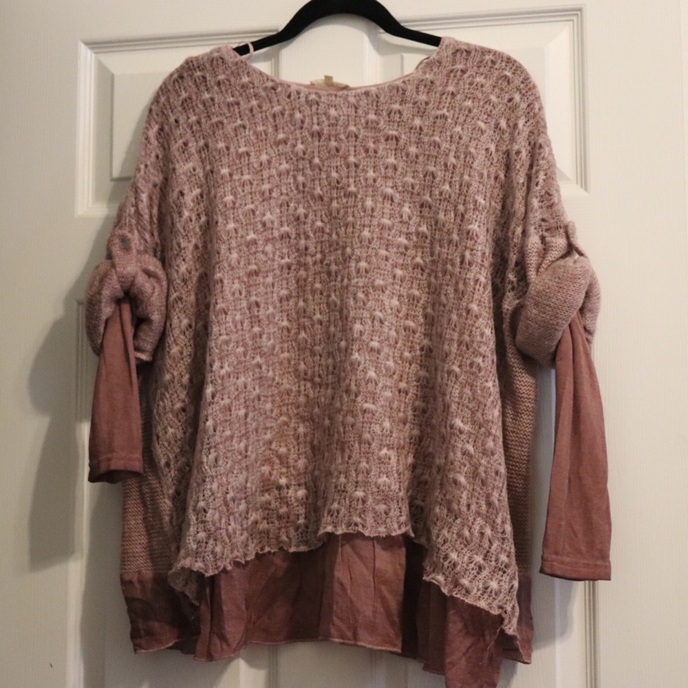 Layered sweater
